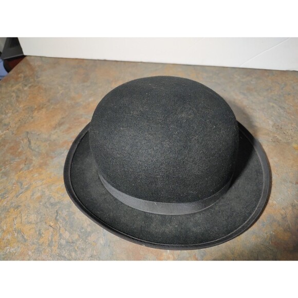 Hats of Character Bowler Derby Hat Fenton New York Hand Blocked Mens 6 7/8 VTG - Picture 4 of 14
